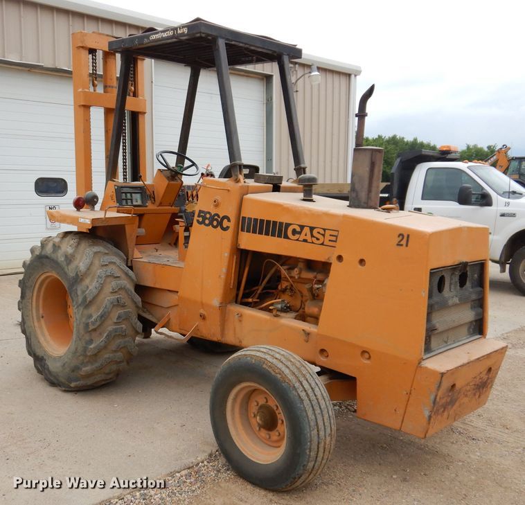 image for item IQ9710 1980 Case 586C  forklift