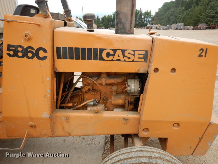 image for item IQ9710 1980 Case 586C  forklift