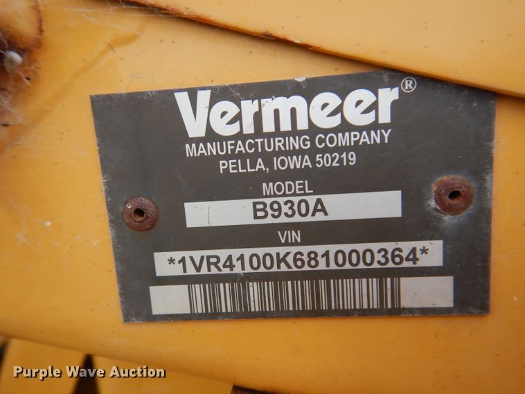 image for item IQ9711 2008 Vermeer RTX1250  cable plow