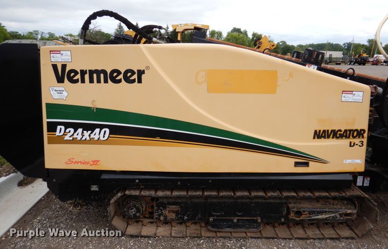 image for item IQ9714 2014 Vermeer D24X40 Series II  directional boring unit