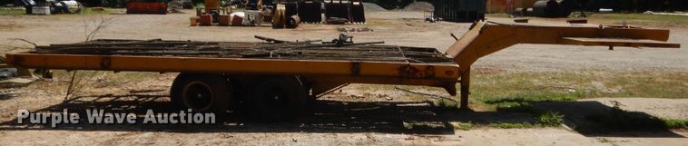 image for item IT9554 Shop built equipment trailer