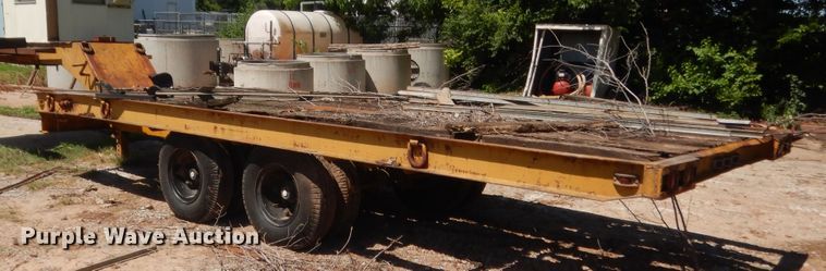 image for item IT9554 Shop built equipment trailer