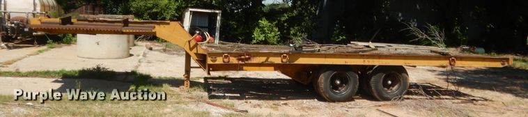 image for item IT9554 Shop built equipment trailer