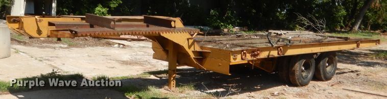 image for item IT9554 Shop built equipment trailer