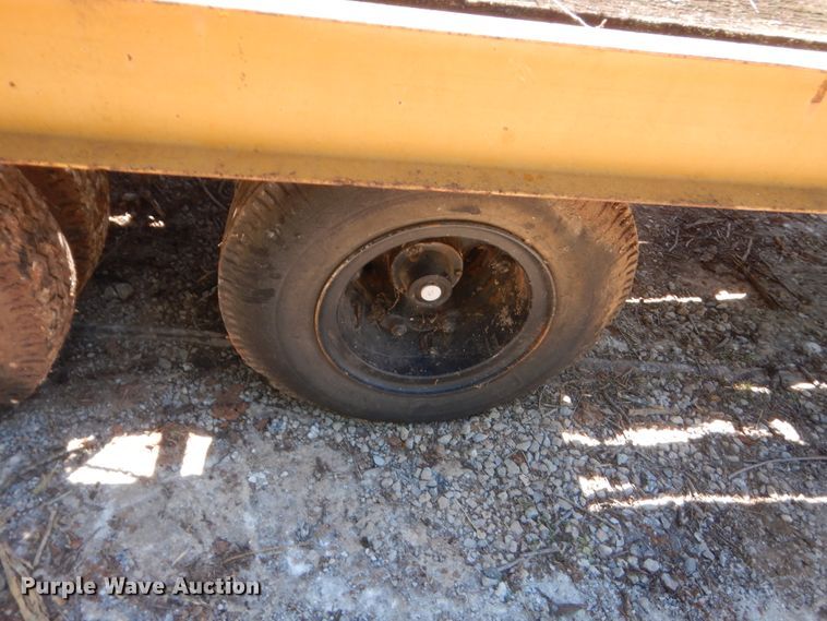 image for item IT9554 Shop built equipment trailer