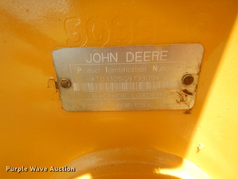 image for item IT9608 2003 John Deere 310SG  backhoe
