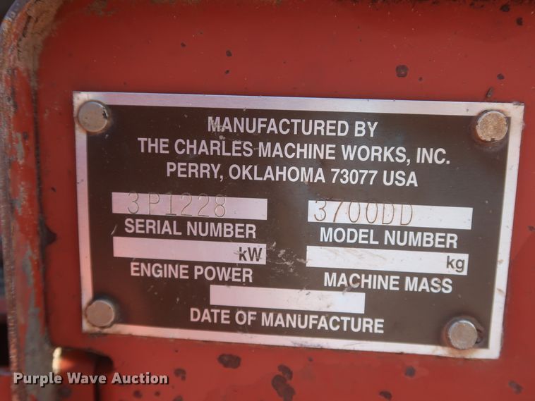 image for item IT9610 1997 Ditch Witch 3700  trencher