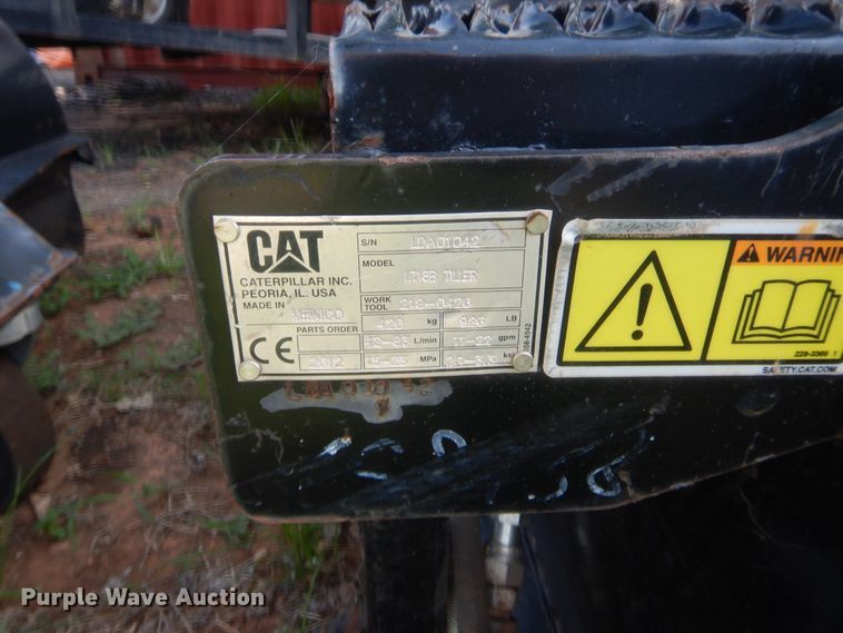 image for item IT9633 2012 Caterpillar LT18B  skid steer tiller