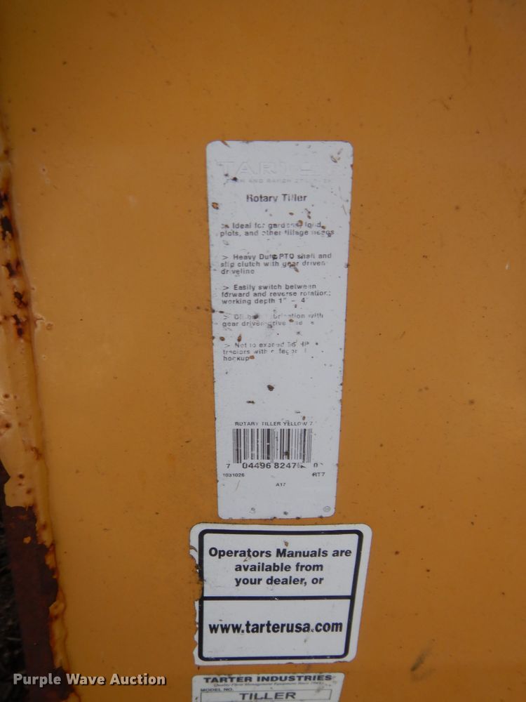 image for item IT9641 Tarter  tiller