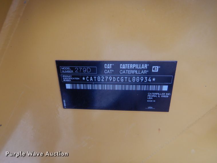 image for item IT9649 2014 Caterpillar 279D  tracked skid steer loader