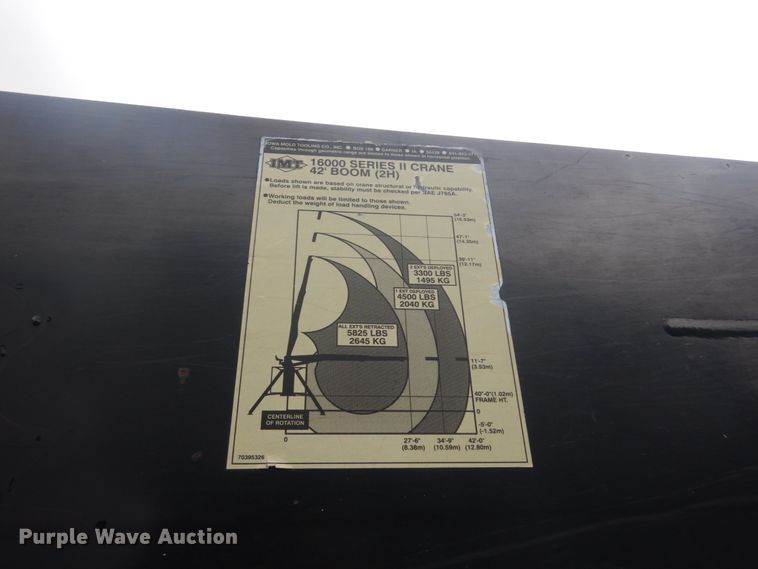 image for item JI9626 1995 Ford LTS9000  crane truck