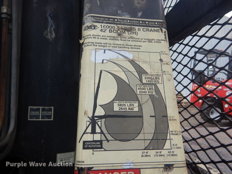 image for item JI9626 1995 Ford LTS9000  crane truck