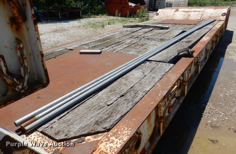 image for item JY9765 1990 Phelan WT-25H-HFN  lowboy equipment trailer