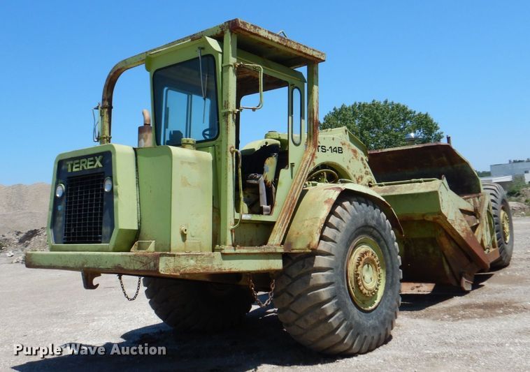 image for item JY9766 1983 Terex TS-14B  conventional scraper