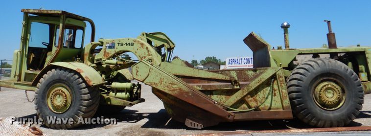 image for item JY9766 1983 Terex TS-14B  conventional scraper
