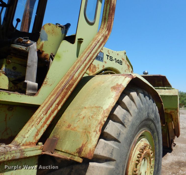 image for item JY9766 1983 Terex TS-14B  conventional scraper