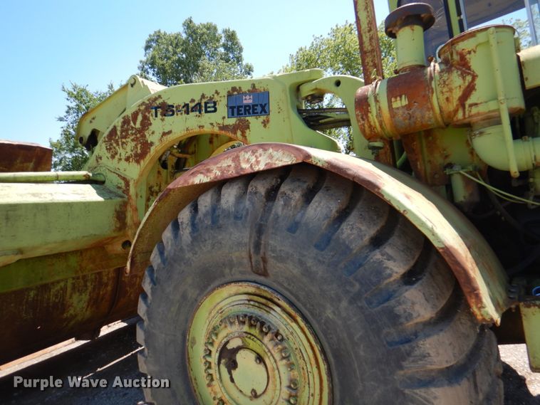 image for item JY9766 1983 Terex TS-14B  conventional scraper