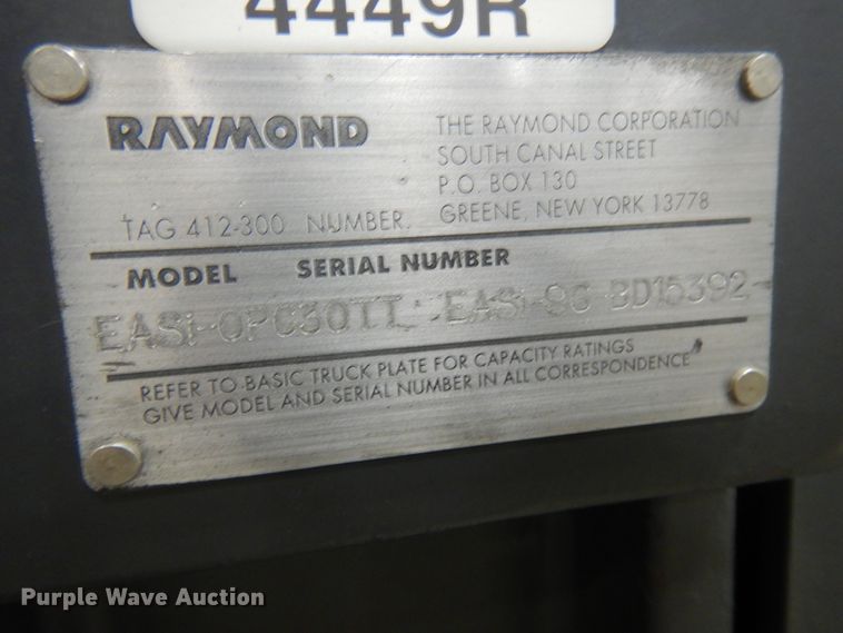 image for item KU9454 Raymond EASi-0PC30TT  order picker