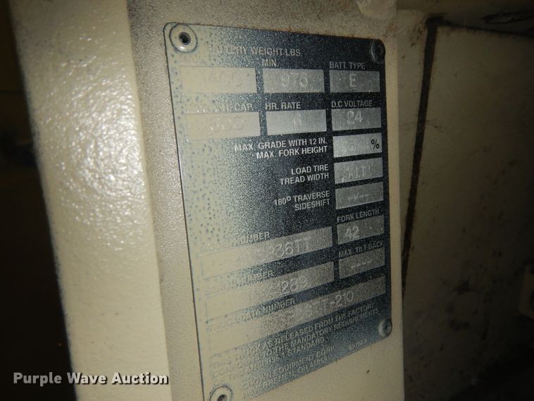 image for item KU9456 Crown 30SP36TT  order picker