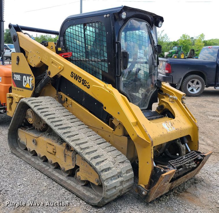 image for item L1311 2018 Caterpillar 299D2  tracked skid steer loader