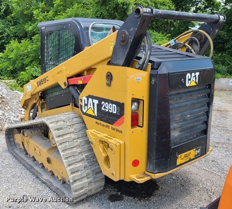 image for item L1311 2018 Caterpillar 299D2  tracked skid steer loader