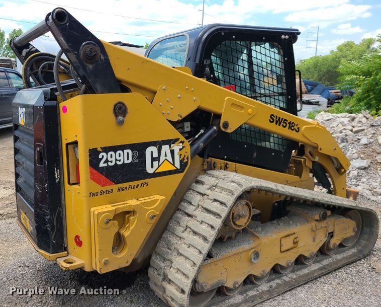 image for item L1311 2018 Caterpillar 299D2  tracked skid steer loader