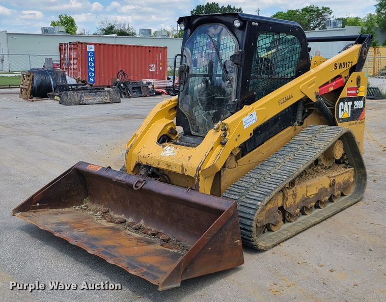 image for item L1324 2014 Caterpillar 299D  tracked skid steer loader