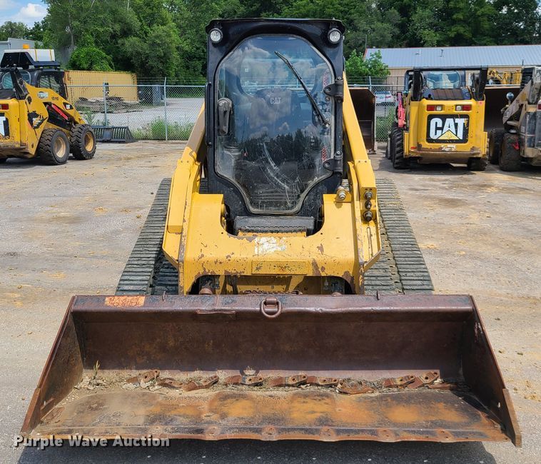 image for item L1324 2014 Caterpillar 299D  tracked skid steer loader