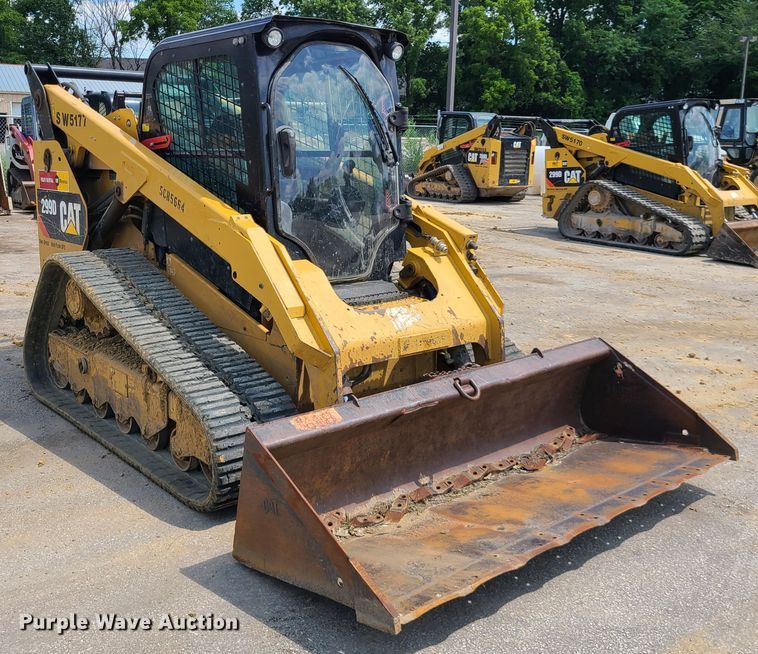 image for item L1324 2014 Caterpillar 299D  tracked skid steer loader
