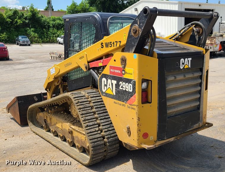image for item L1324 2014 Caterpillar 299D  tracked skid steer loader