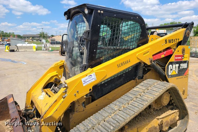 image for item L1324 2014 Caterpillar 299D  tracked skid steer loader