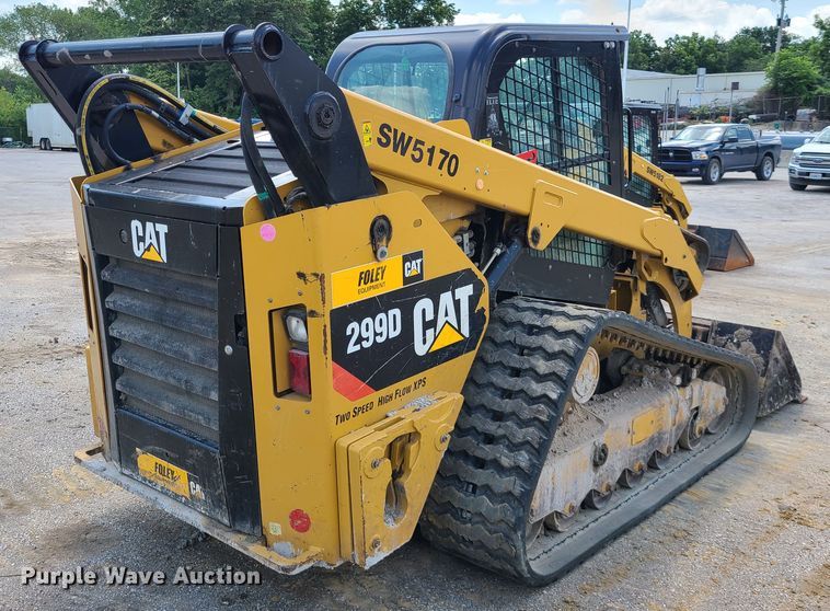 image for item L1327 2015 Caterpillar 299D  tracked skid steer loader