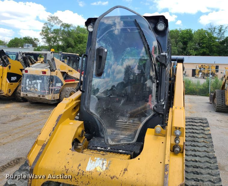 image for item L1327 2015 Caterpillar 299D  tracked skid steer loader