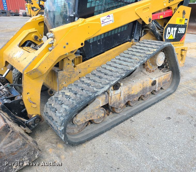 image for item L1327 2015 Caterpillar 299D  tracked skid steer loader