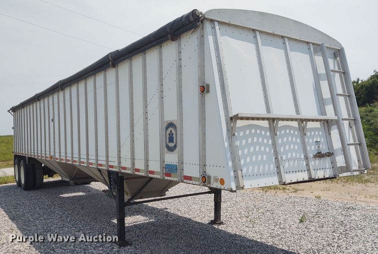 image for item BY9369 2002 Merritt  grain trailer