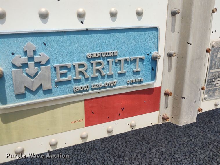 image for item BY9369 2002 Merritt  grain trailer