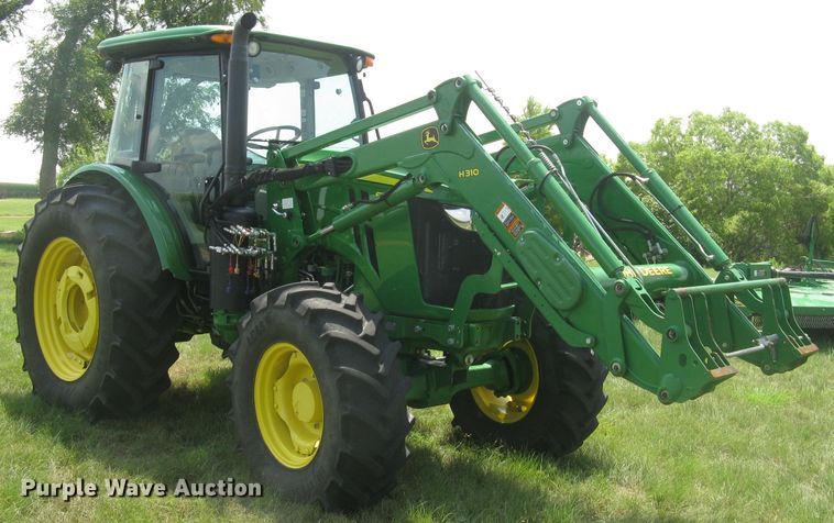 image for item DG5280 2017 John Deere 6120E  MFWD tractor