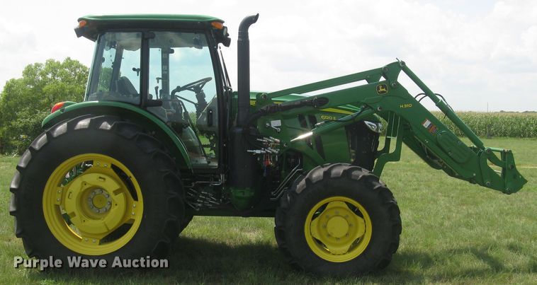 image for item DG5280 2017 John Deere 6120E  MFWD tractor