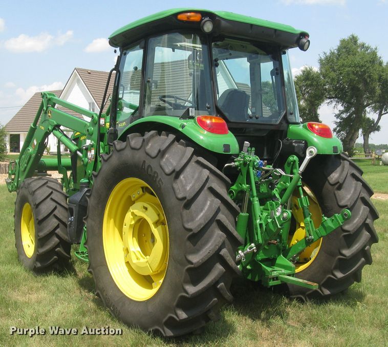 image for item DG5280 2017 John Deere 6120E  MFWD tractor