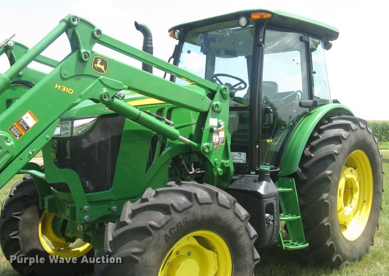 image for item DG5280 2017 John Deere 6120E  MFWD tractor