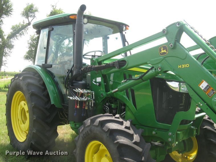 image for item DG5280 2017 John Deere 6120E  MFWD tractor