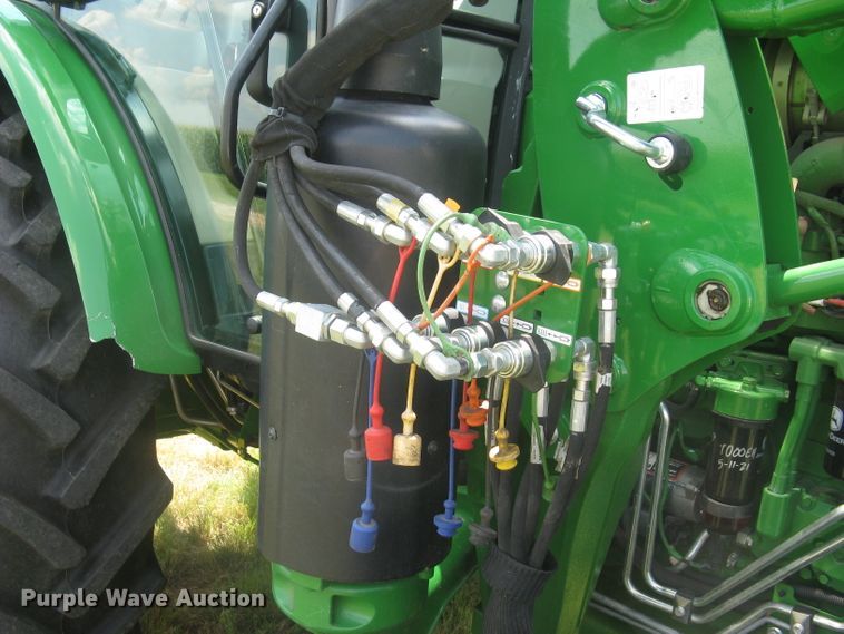 image for item DG5280 2017 John Deere 6120E  MFWD tractor