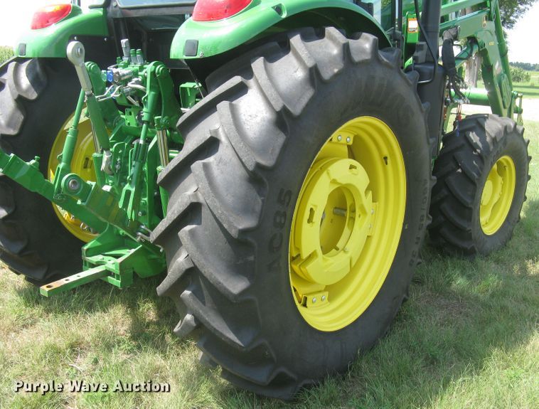 image for item DG5280 2017 John Deere 6120E  MFWD tractor