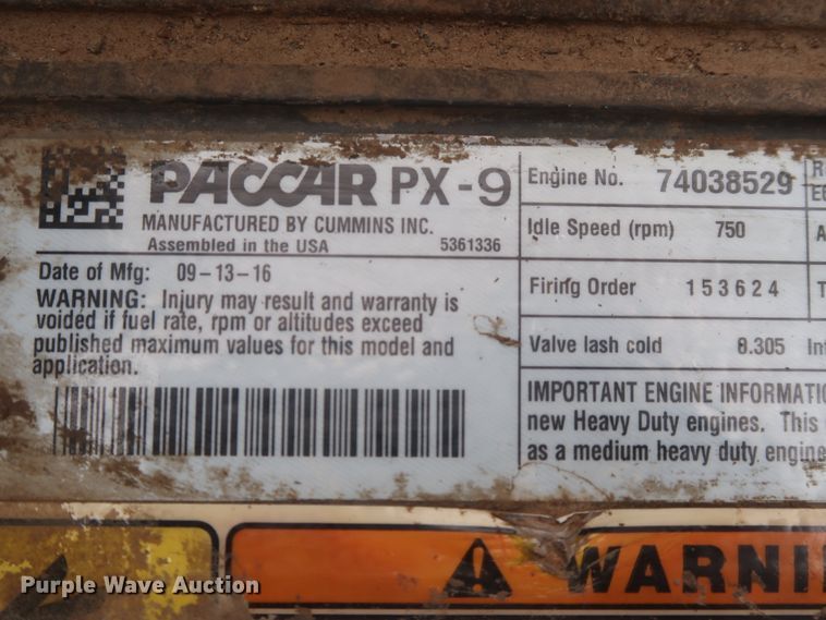 image for item DJ1931 2017 Peterbilt 337  feed mixer truck