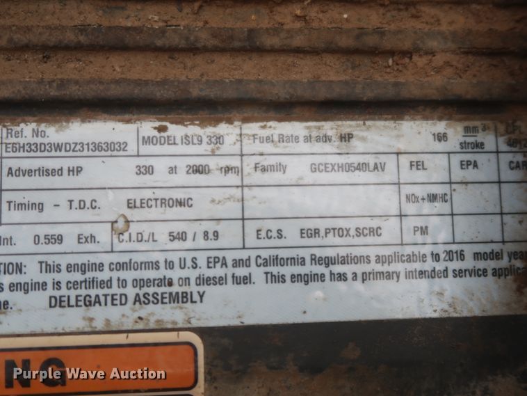 image for item DJ1931 2017 Peterbilt 337  feed mixer truck