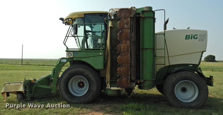 image for item DK2380 2015 Krone Big M 420  windrower