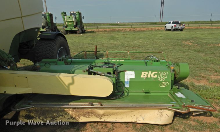 image for item DK2380 2015 Krone Big M 420  windrower