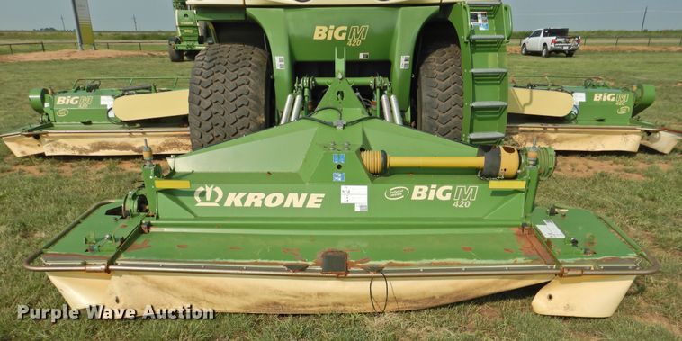 image for item DK2380 2015 Krone Big M 420  windrower