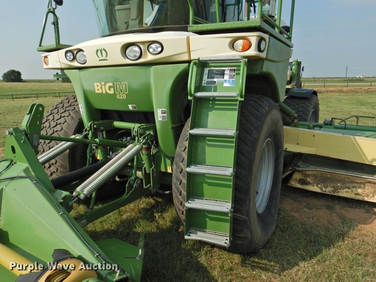 image for item DK2380 2015 Krone Big M 420  windrower
