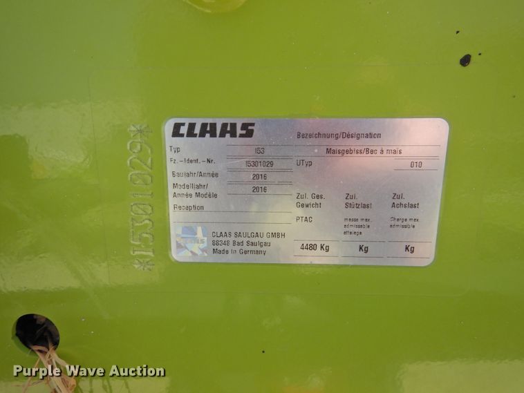 image for item DK2389 2016 Claas Orbis 900  rotary forage head